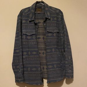 Lucky Brand Heavy Button Down shirt / light jacket